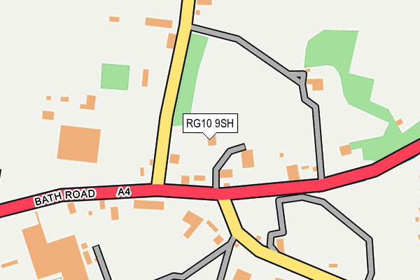 RG10 9SH map - OS OpenMap – Local (Ordnance Survey)