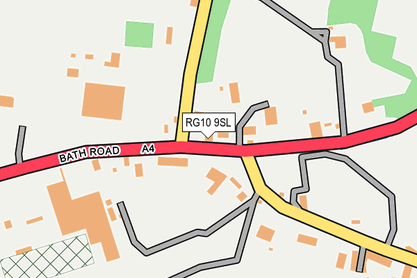 RG10 9SL map - OS OpenMap – Local (Ordnance Survey)