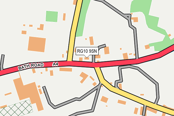 RG10 9SN map - OS OpenMap – Local (Ordnance Survey)