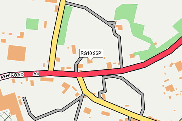 RG10 9SP map - OS OpenMap – Local (Ordnance Survey)