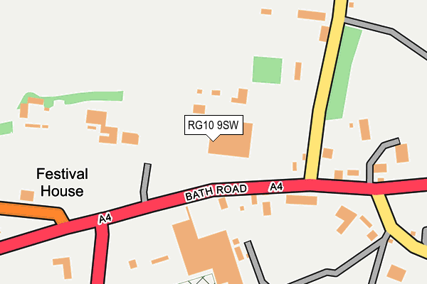 RG10 9SW map - OS OpenMap – Local (Ordnance Survey)