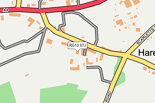 RG10 9TJ map - OS OpenMap – Local (Ordnance Survey)