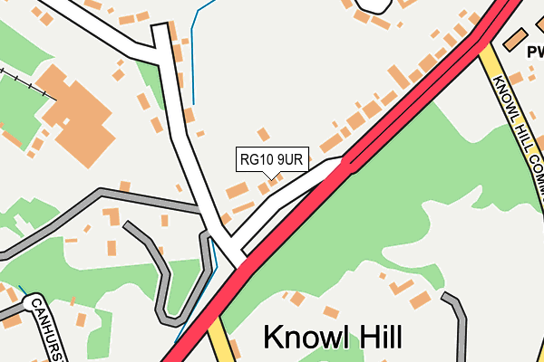 Map of KNOWL HILL TRANSPORT LIMITED at local scale