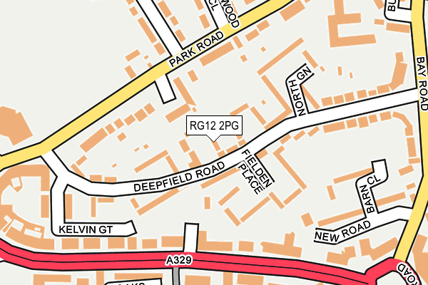 RG12 2PG map - OS OpenMap – Local (Ordnance Survey)