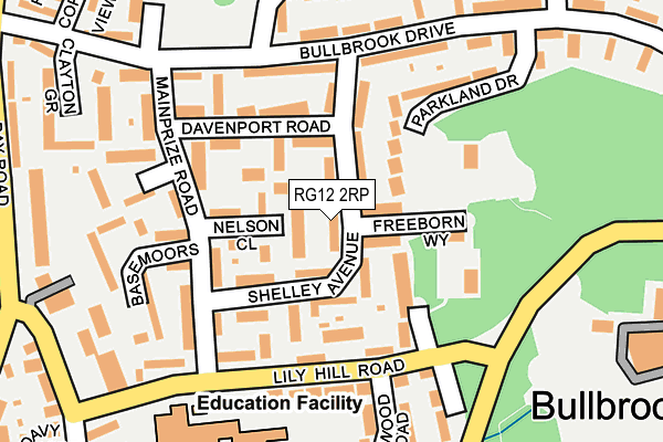 RG12 2RP map - OS OpenMap – Local (Ordnance Survey)