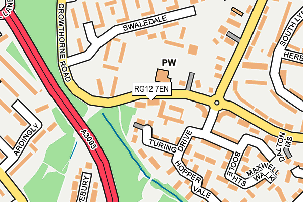RG12 7EN map - OS OpenMap – Local (Ordnance Survey)