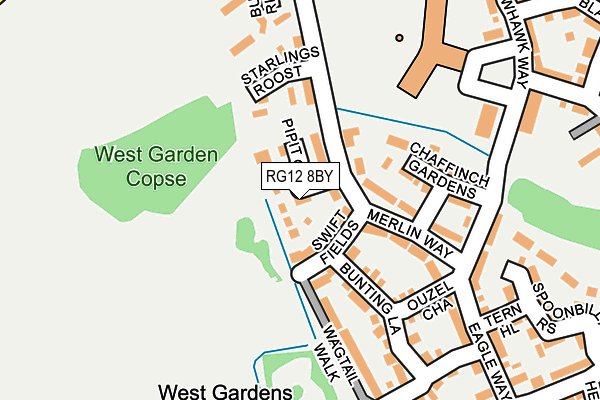 RG12 8BY map - OS OpenMap – Local (Ordnance Survey)