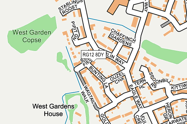 RG12 8DY map - OS OpenMap – Local (Ordnance Survey)