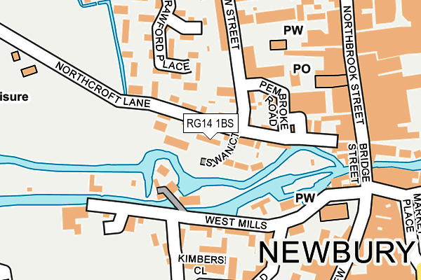 RG14 1BS map - OS OpenMap – Local (Ordnance Survey)