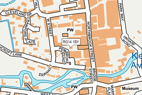 RG14 1BY map - OS OpenMap – Local (Ordnance Survey)