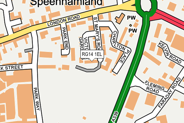 RG14 1EL map - OS OpenMap – Local (Ordnance Survey)