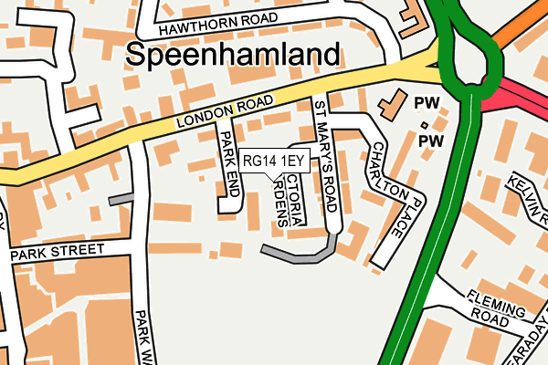 RG14 1EY map - OS OpenMap – Local (Ordnance Survey)