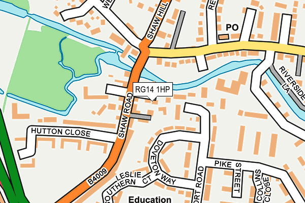 RG14 1HP map - OS OpenMap – Local (Ordnance Survey)