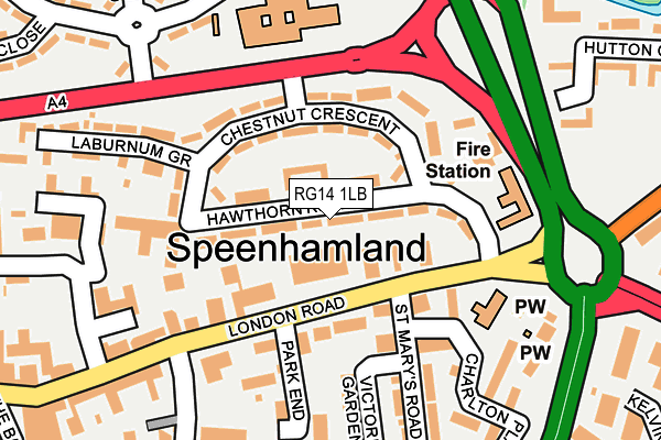 RG14 1LB map - OS OpenMap – Local (Ordnance Survey)