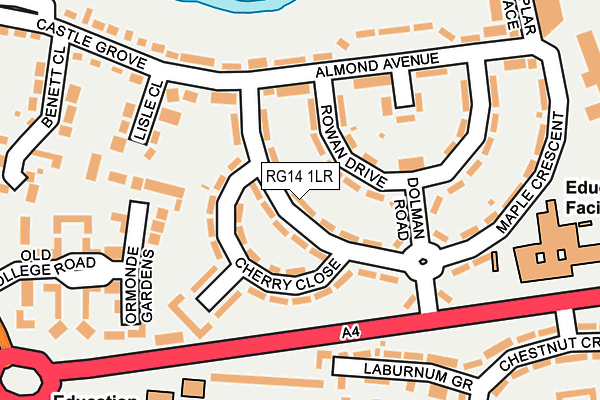 RG14 1LR map - OS OpenMap – Local (Ordnance Survey)