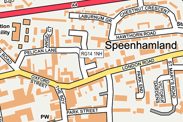 RG14 1NH map - OS OpenMap – Local (Ordnance Survey)