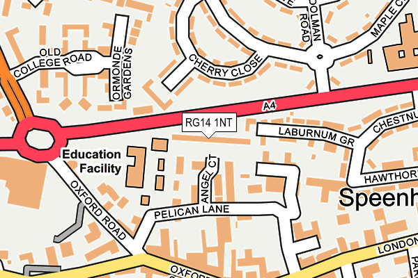 RG14 1NT map - OS OpenMap – Local (Ordnance Survey)
