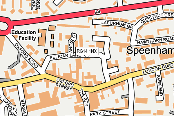 RG14 1NX map - OS OpenMap – Local (Ordnance Survey)