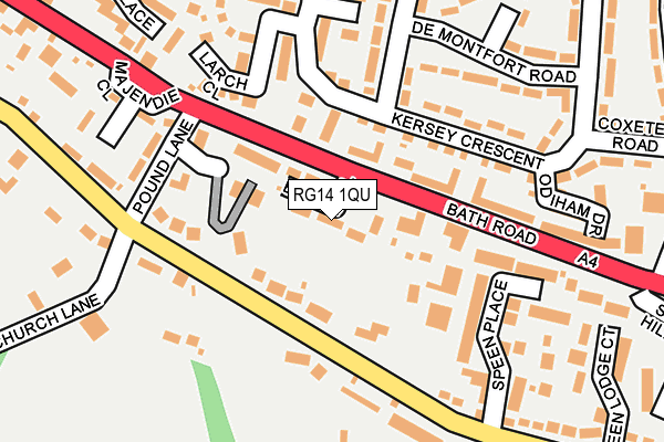 RG14 1QU map - OS OpenMap – Local (Ordnance Survey)
