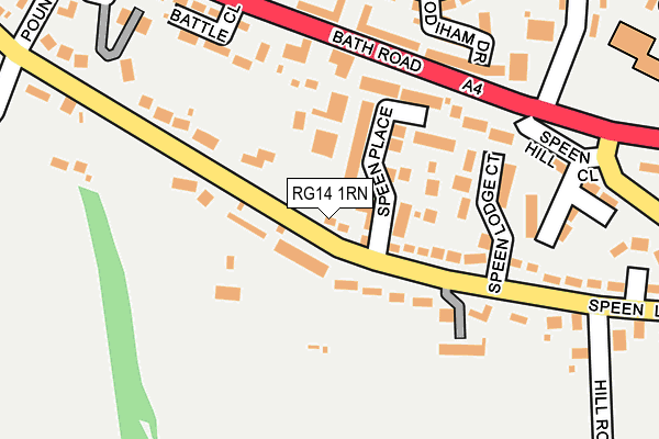 RG14 1RN map - OS OpenMap – Local (Ordnance Survey)