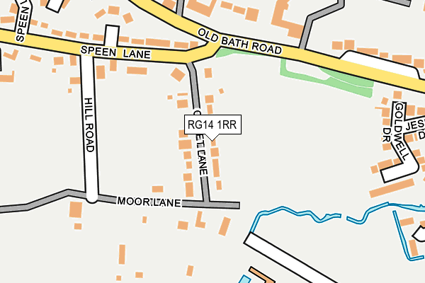 RG14 1RR map - OS OpenMap – Local (Ordnance Survey)