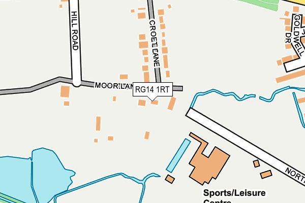 RG14 1RT map - OS OpenMap – Local (Ordnance Survey)