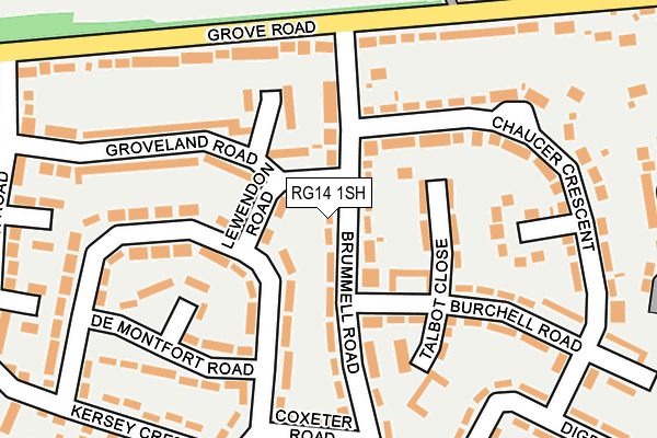RG14 1SH map - OS OpenMap – Local (Ordnance Survey)