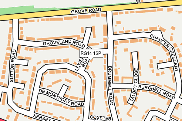 RG14 1SP map - OS OpenMap – Local (Ordnance Survey)