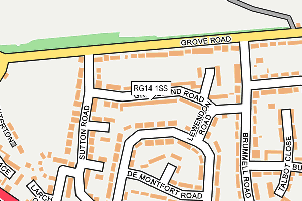RG14 1SS map - OS OpenMap – Local (Ordnance Survey)