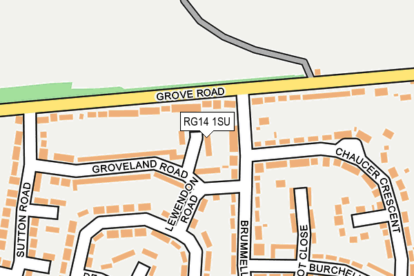 RG14 1SU map - OS OpenMap – Local (Ordnance Survey)
