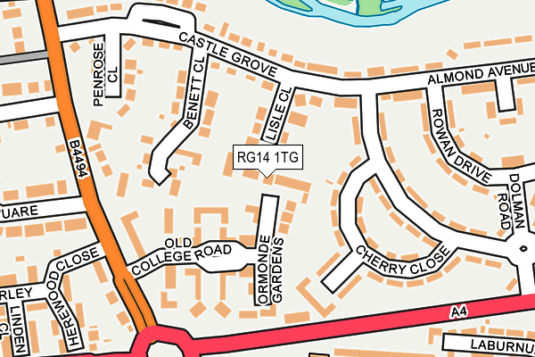RG14 1TG map - OS OpenMap – Local (Ordnance Survey)