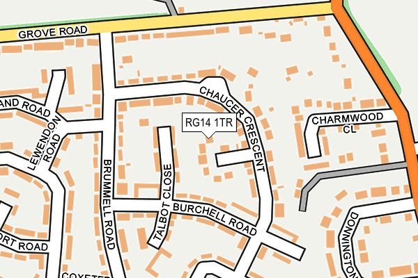 RG14 1TR map - OS OpenMap – Local (Ordnance Survey)