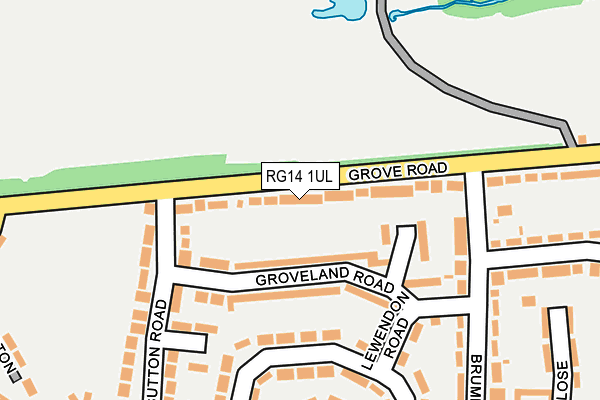 RG14 1UL map - OS OpenMap – Local (Ordnance Survey)