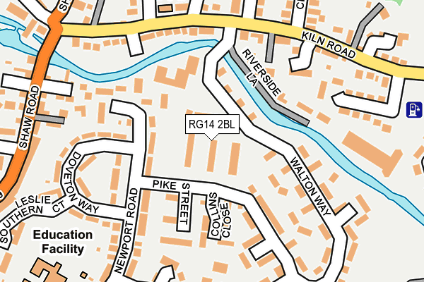 RG14 2BL map - OS OpenMap – Local (Ordnance Survey)
