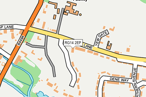 RG14 2EP map - OS OpenMap – Local (Ordnance Survey)
