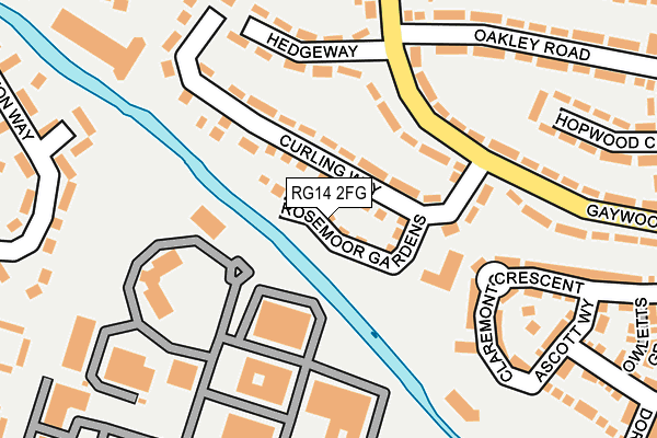 RG14 2FG map - OS OpenMap – Local (Ordnance Survey)