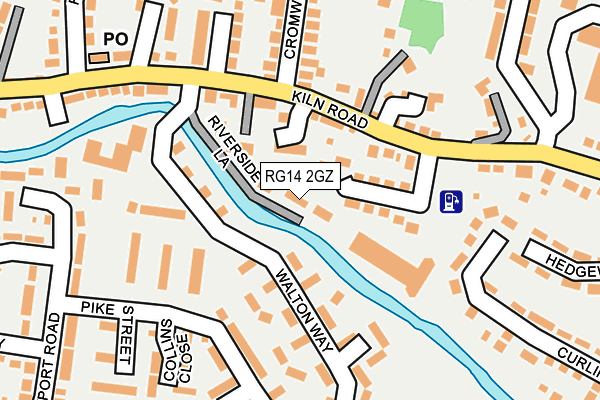 RG14 2GZ map - OS OpenMap – Local (Ordnance Survey)