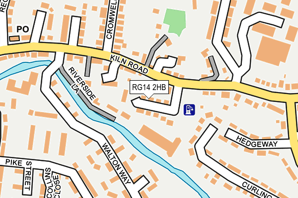 RG14 2HB map - OS OpenMap – Local (Ordnance Survey)