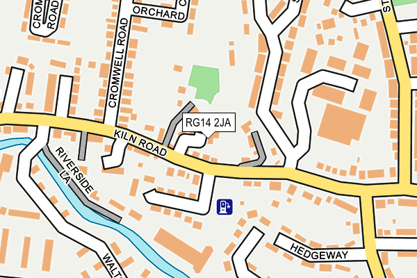 RG14 2JA map - OS OpenMap – Local (Ordnance Survey)