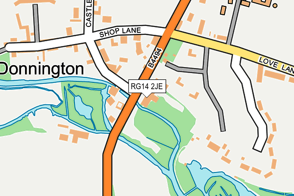 RG14 2JE map - OS OpenMap – Local (Ordnance Survey)