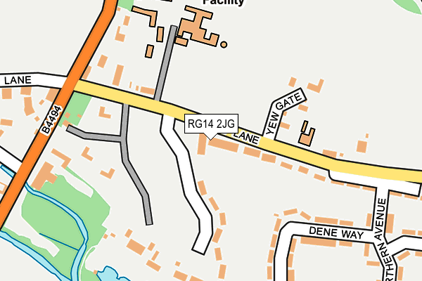 RG14 2JG map - OS OpenMap – Local (Ordnance Survey)