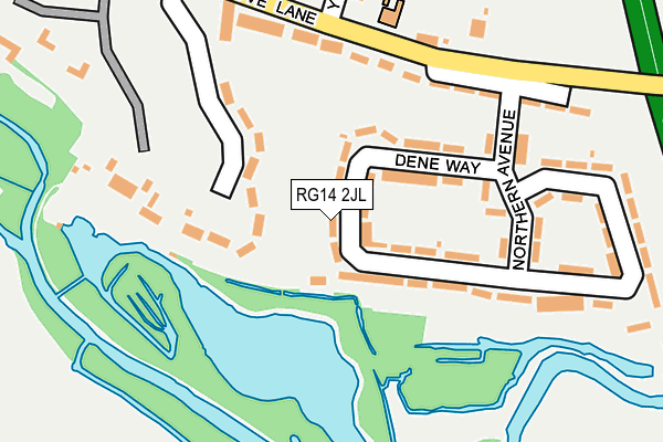 RG14 2JL map - OS OpenMap – Local (Ordnance Survey)