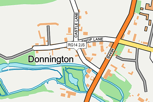 RG14 2JS map - OS OpenMap – Local (Ordnance Survey)