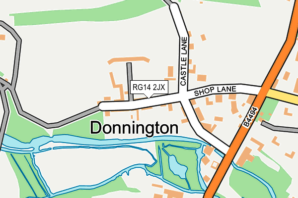 RG14 2JX map - OS OpenMap – Local (Ordnance Survey)