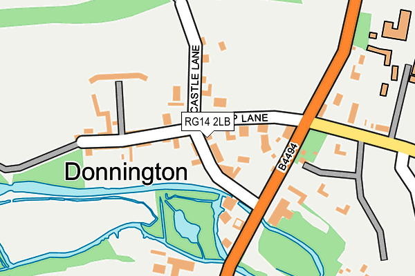 RG14 2LB map - OS OpenMap – Local (Ordnance Survey)