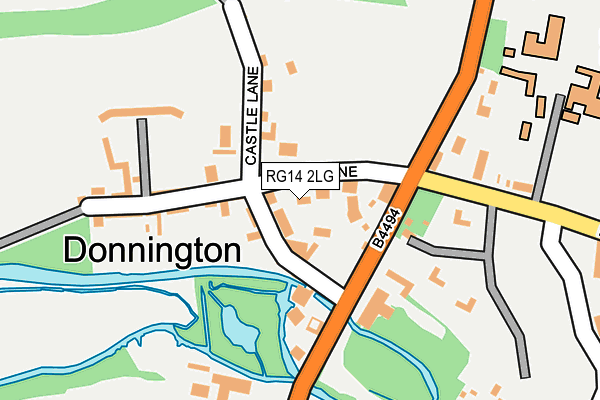 RG14 2LG map - OS OpenMap – Local (Ordnance Survey)