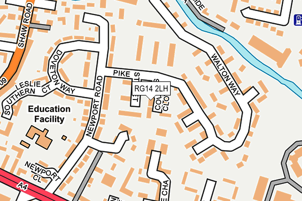 RG14 2LH map - OS OpenMap – Local (Ordnance Survey)