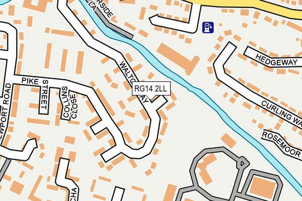 RG14 2LL map - OS OpenMap – Local (Ordnance Survey)