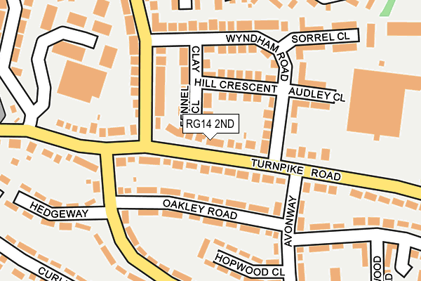 RG14 2ND map - OS OpenMap – Local (Ordnance Survey)