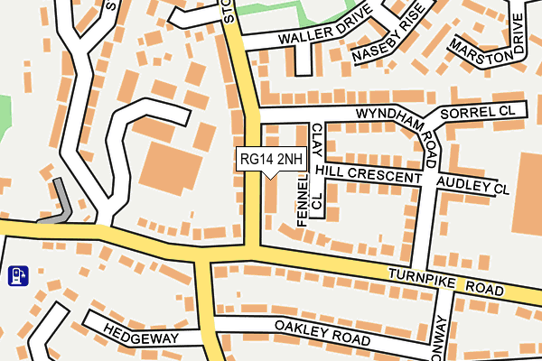 RG14 2NH map - OS OpenMap – Local (Ordnance Survey)